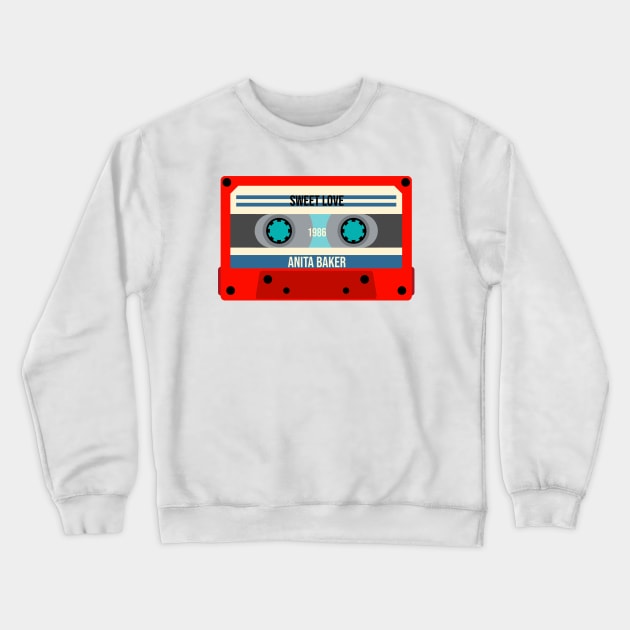 Anita Baker Classic Cassette Tape Crewneck Sweatshirt by PowelCastStudio